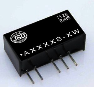 Given input voltage 1000VDC isolation unregulated positive and negative dual output AS/D series